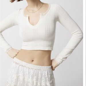 Urban outfitters extra small cropped TEE